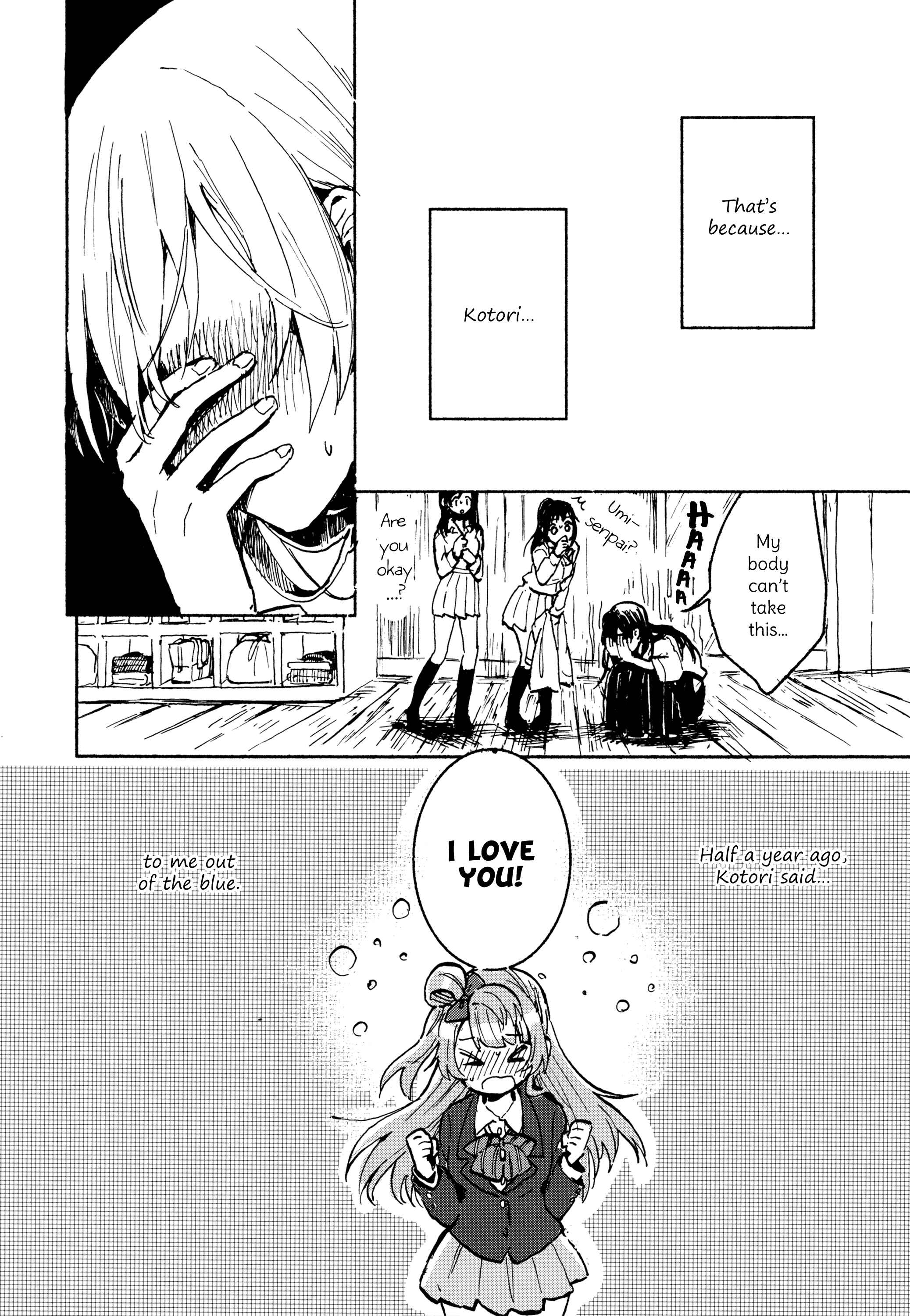 Page 10 Chapter Unknown_4c7b Love Live! - Kinou no Boku to Ashita no Kimi (Doujinshi)