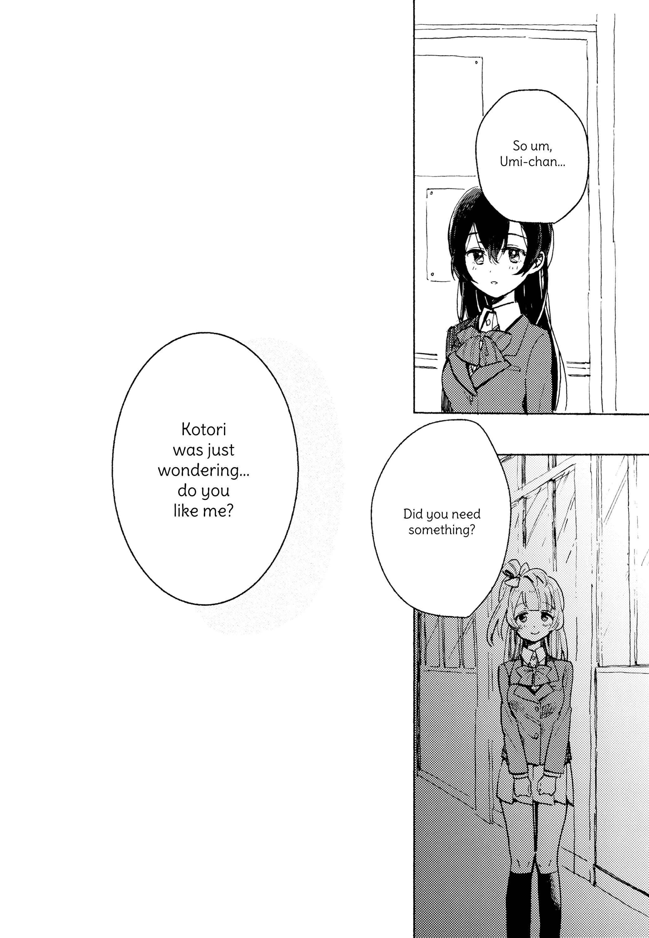 Page 4 Chapter Unknown_4c7b Love Live! - Kinou no Boku to Ashita no Kimi (Doujinshi)