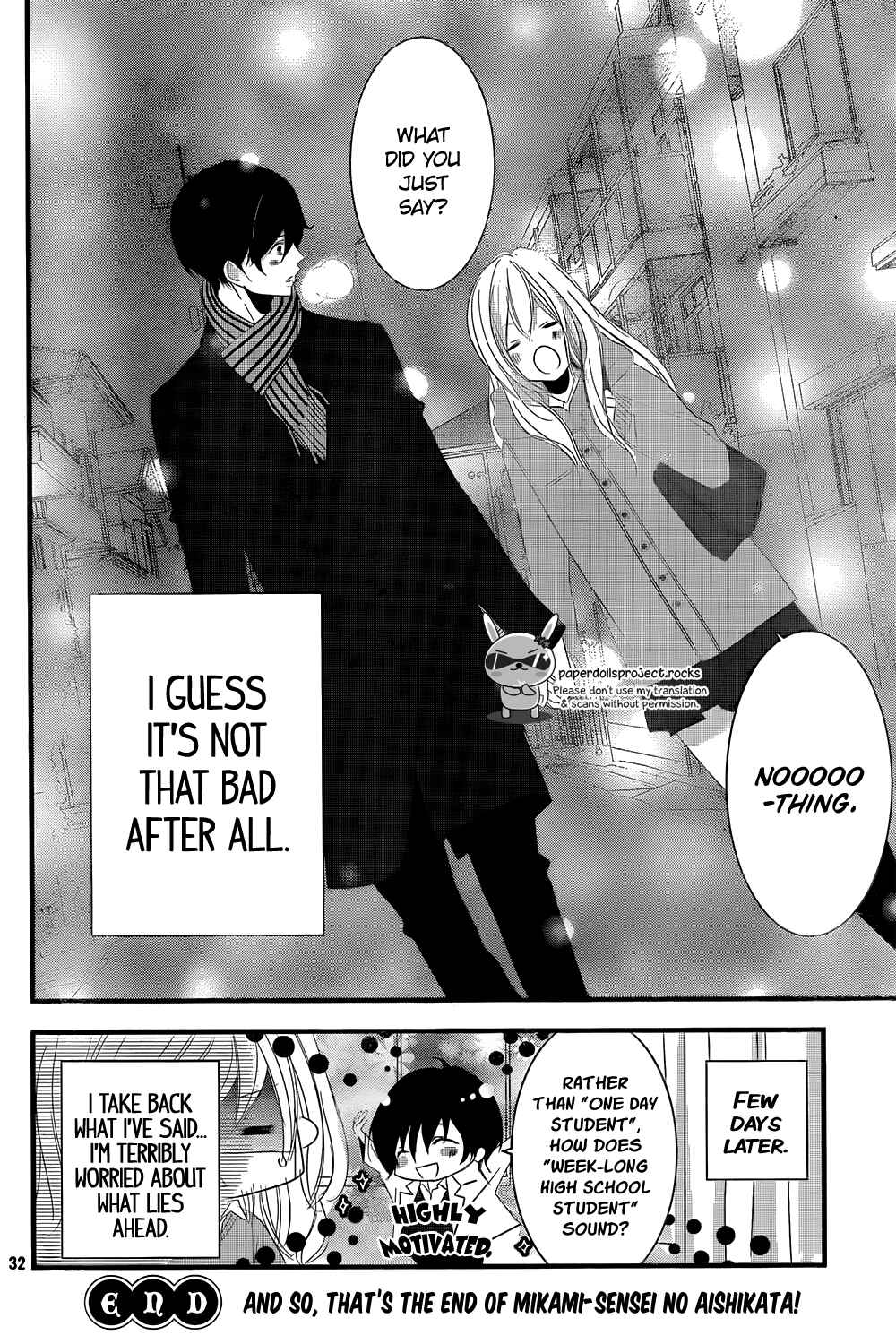 Page 34 Chapter 4 Mikami Sensei no Aishikata