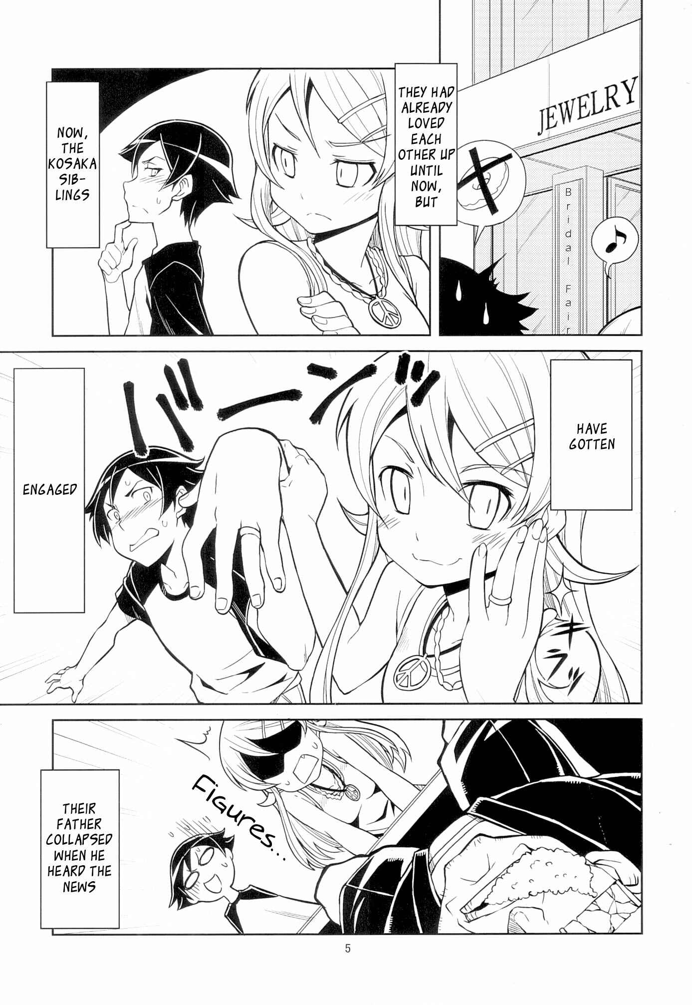 Page 5 Chapter Unknown_5899 Ore no Imouto ga Konna ni Kawaii Wake ga Nai - Watashitachi Kyoudai Dakedo Kekkonsuru Koto (Doujinshi)