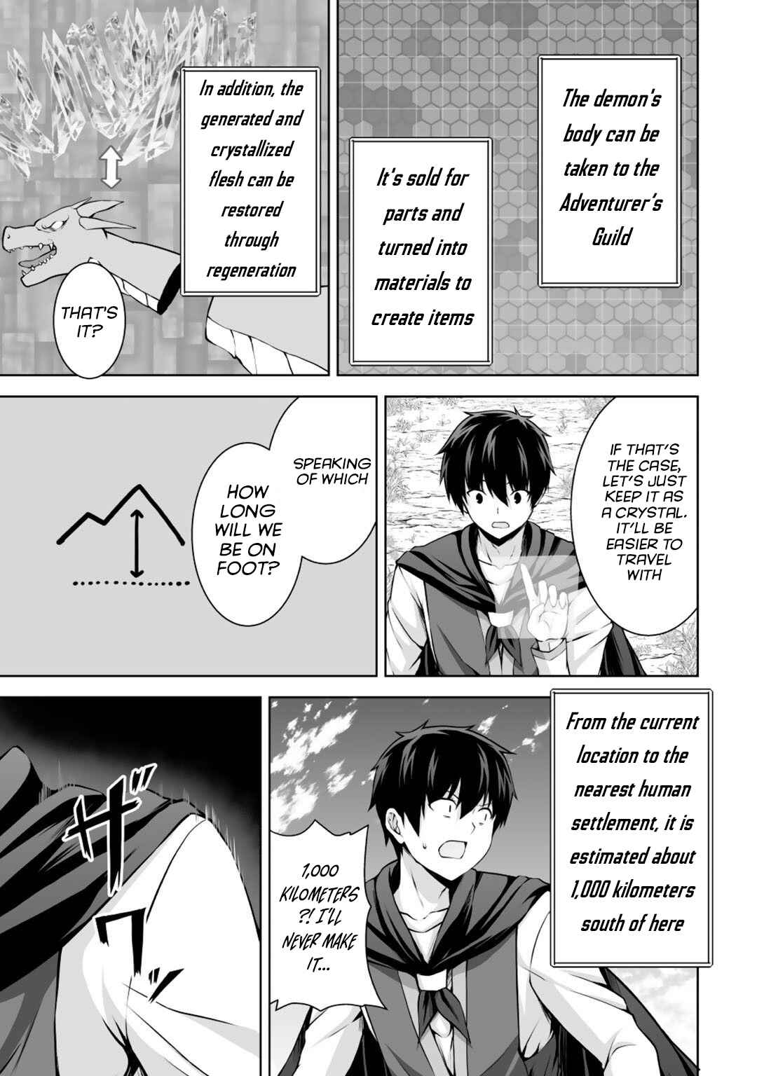Page 18 Chapter 3 Kami no Techigai de Shindara Zumi de Isekai ni Hourikomare Mashita