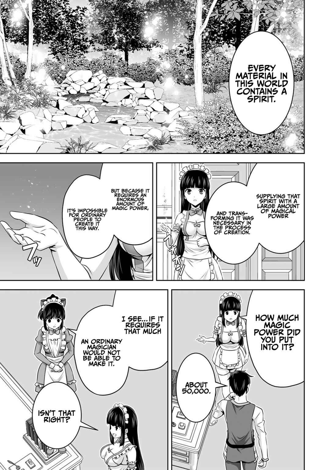 Page 33 Chapter 30 Kami no Techigai de Shindara Zumi de Isekai ni Hourikomare Mashita