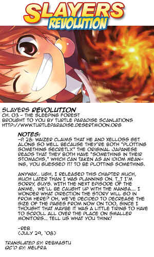 Page 1 Chapter 3 Slayers REVOLUTION