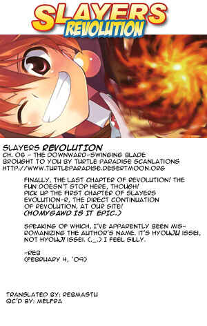 Page 37 Chapter 6 Slayers REVOLUTION