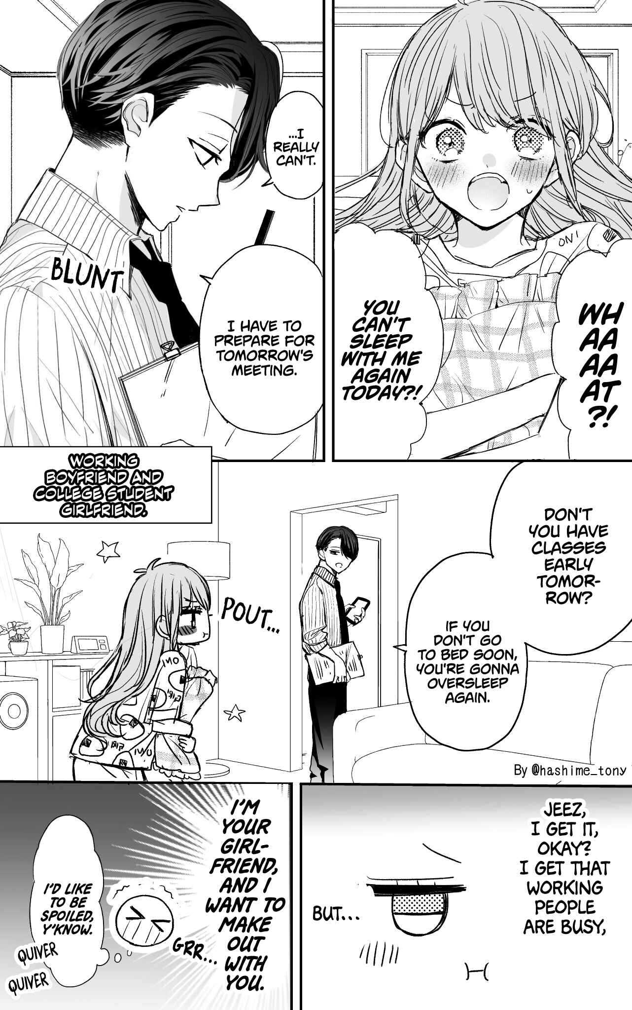 Page 1 Chapter Unknown_4699 Shakaijin Kareshi to Daigakusei Kanojo