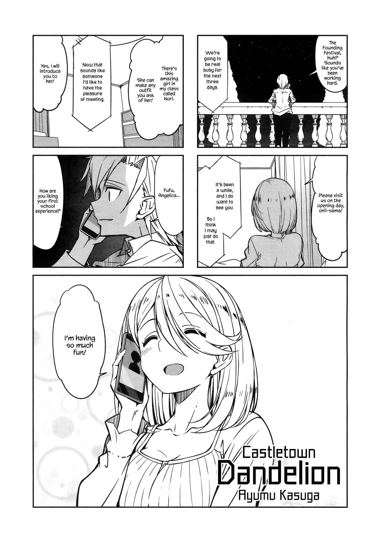 Page 1 Chapter 46 Joukamachi no Dandelion