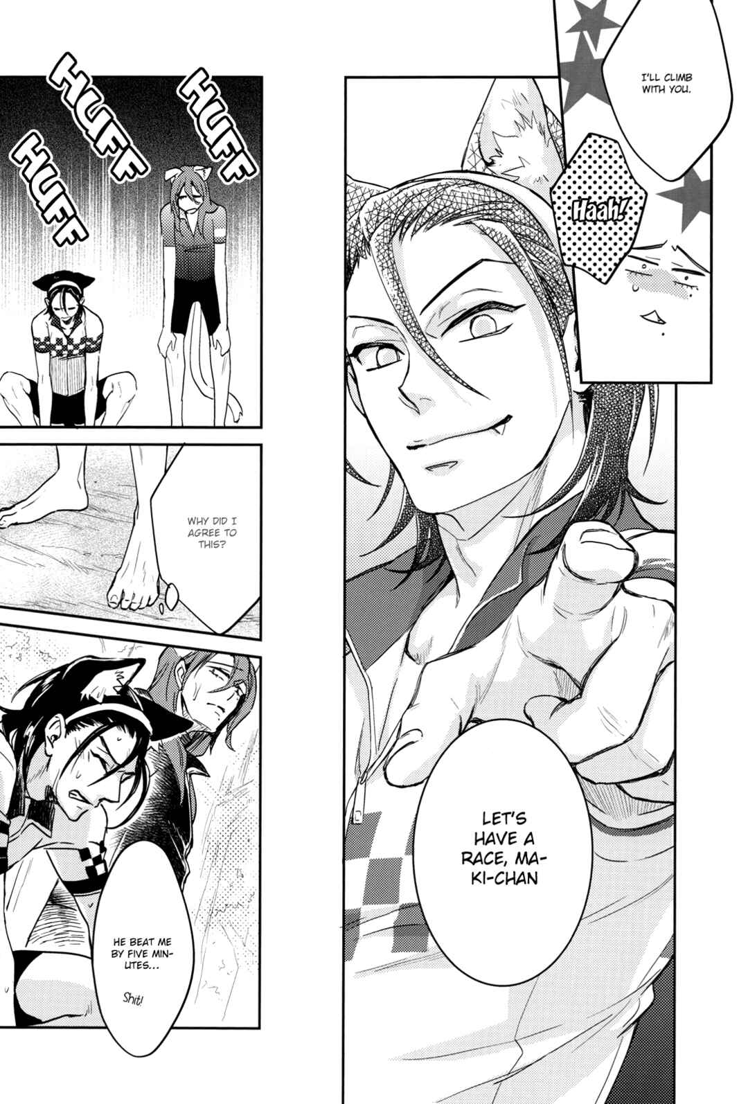 Page 14 Chapter Unknown_042b Yowamushi Pedal - Midori to Kuroneko to (Doujinshi)