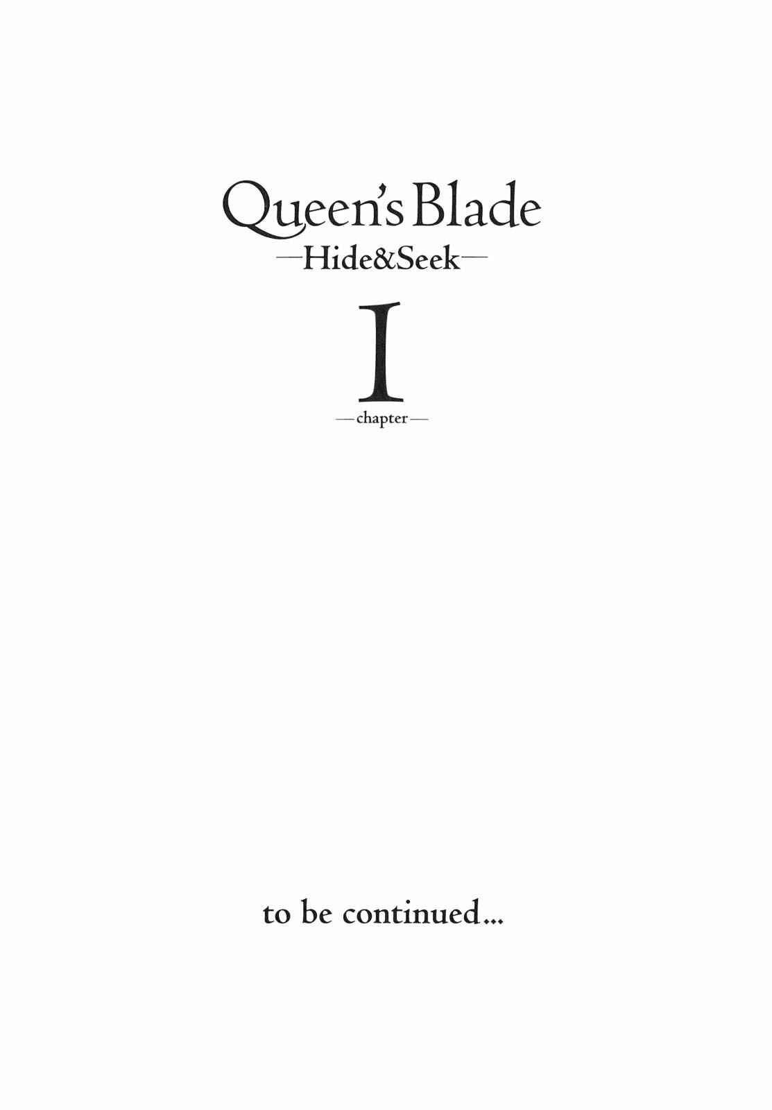 Page 29 Chapter 5 Queens Blade - Hide & Seek