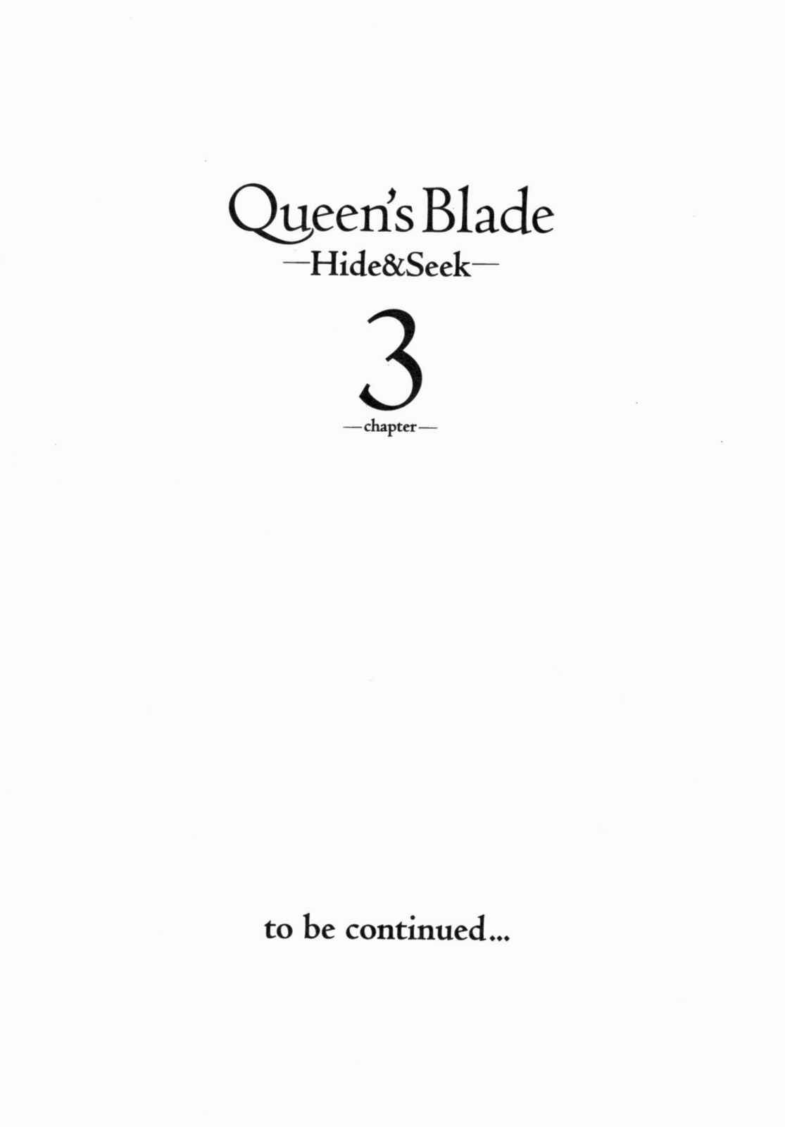 Page 29 Chapter 15 Queens Blade - Hide & Seek