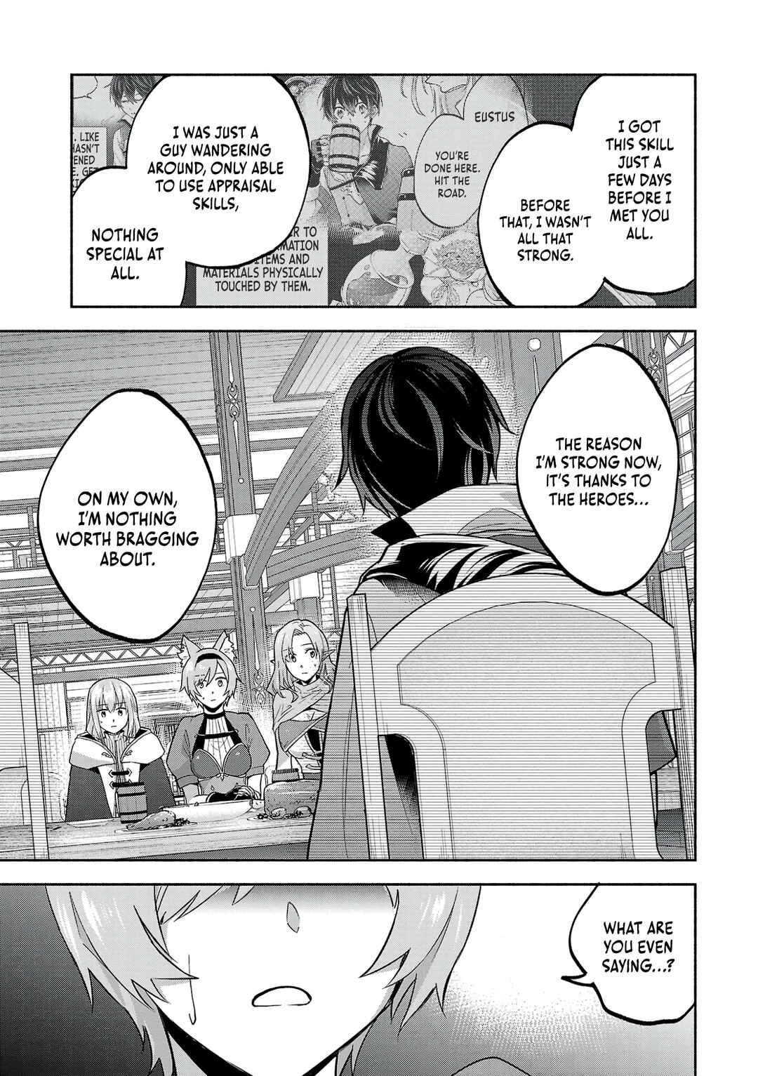 Page 25 Chapter 8 Kono Boukensha, Jinruishi Saikyou desu ~Hazura Skill Kantei ga Keishou ni Kakusei shita no de, Amata no Eiyuu-tachi no Chikara wo Uketsugi Musou suru~