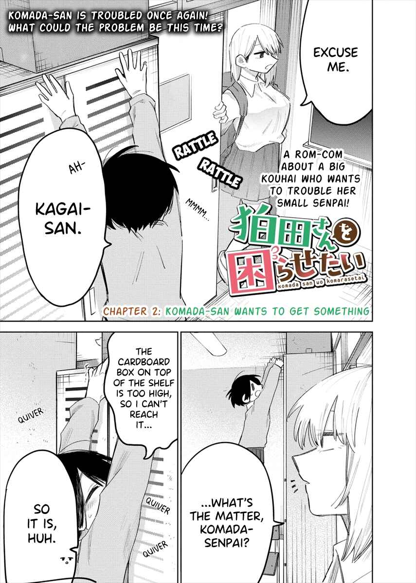 Page 1 Chapter 2 Komada-san wo Komarasetai