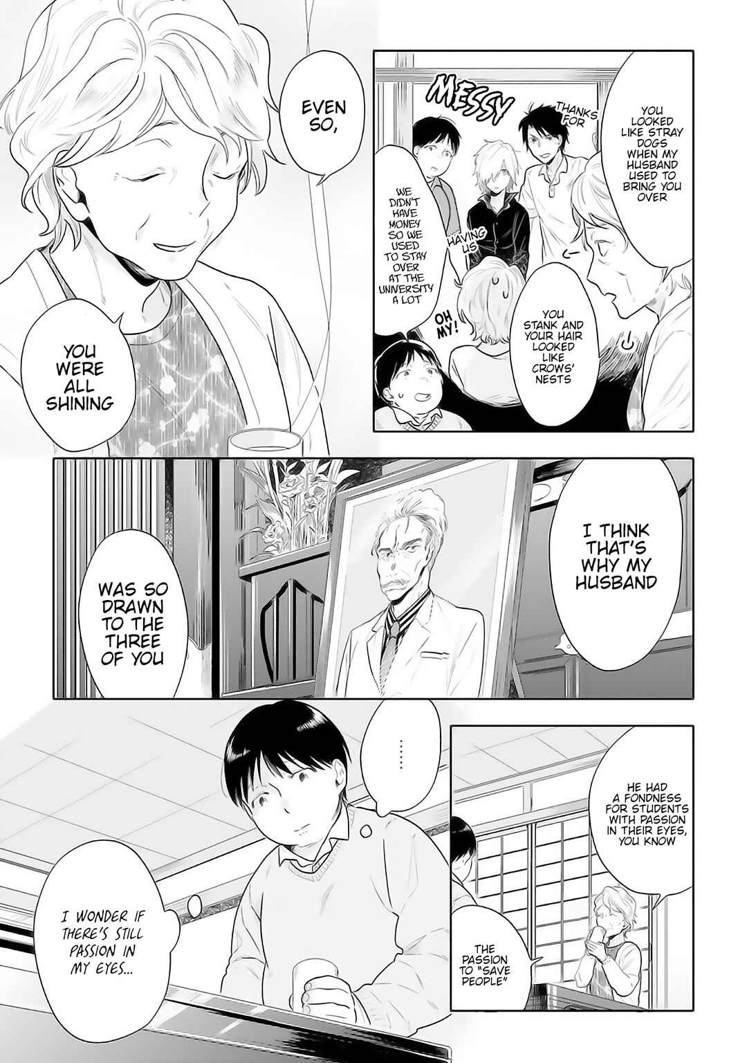Page 15 Chapter 7 Saigo no Isha wa Sakura wo Miagete Kimi wo Omou