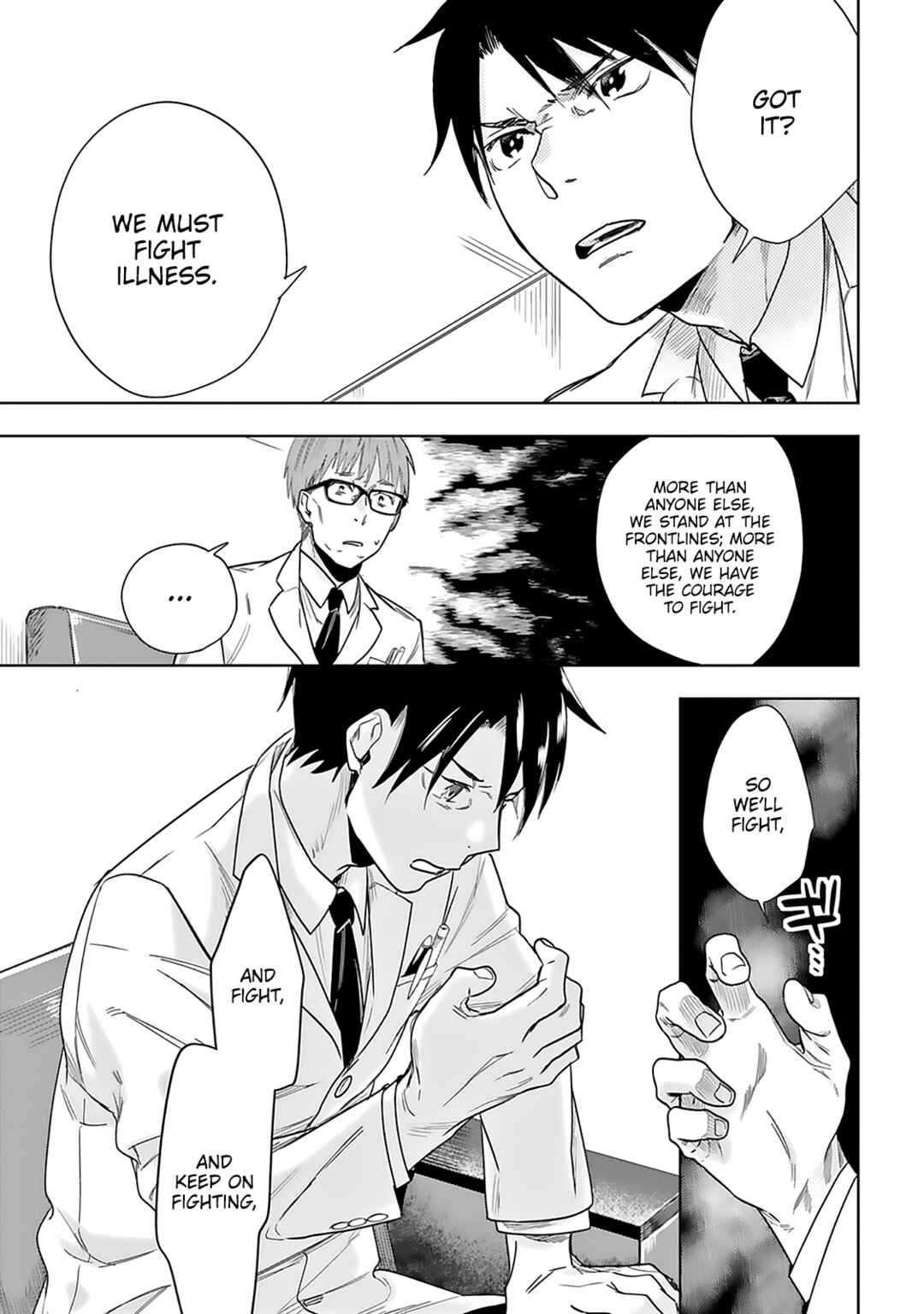 Page 34 Chapter 2 Saigo no Isha wa Sakura wo Miagete Kimi wo Omou