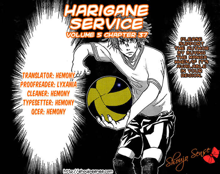 Page 1 Chapter 37 Harigane Service