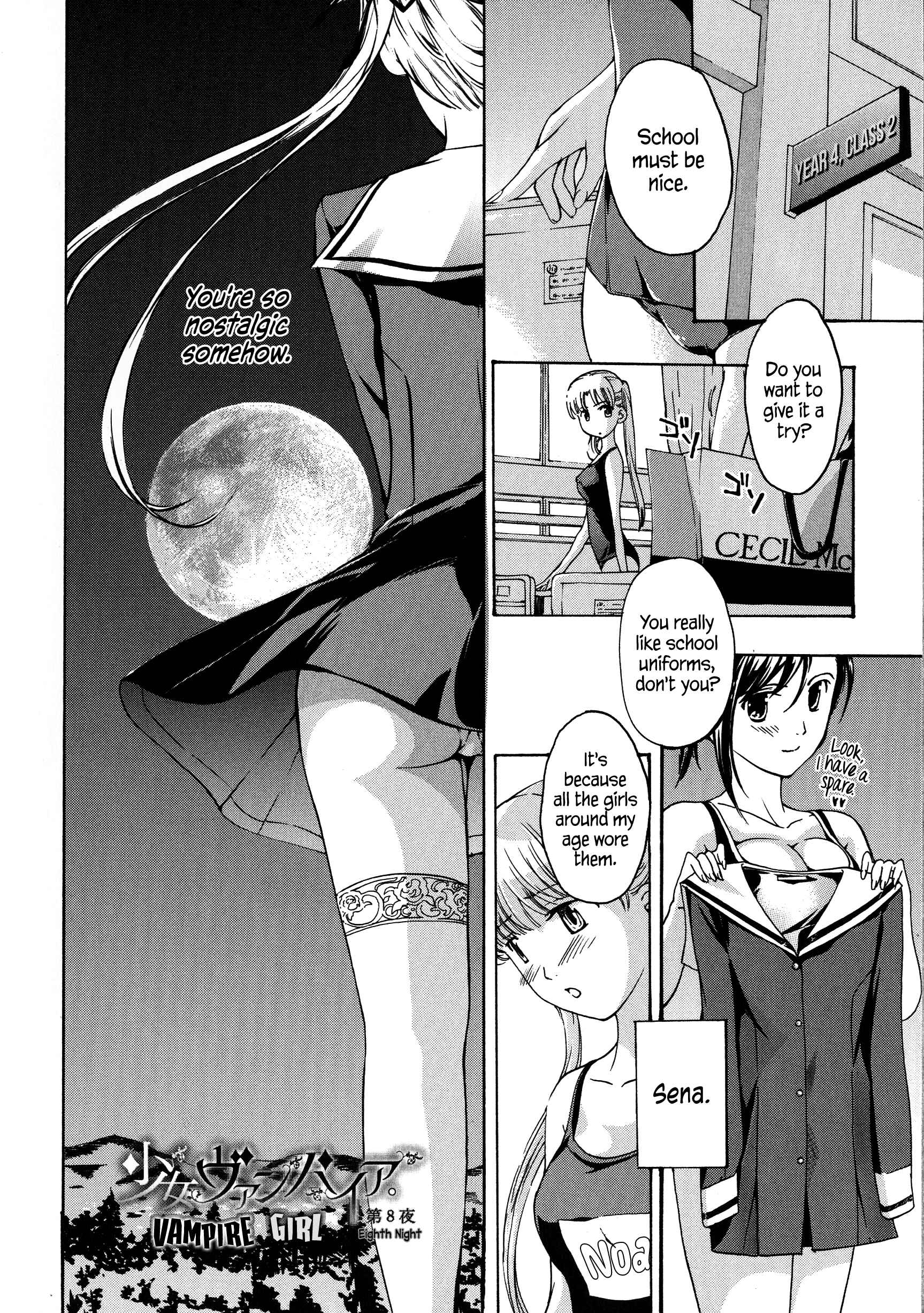 Page 4 Chapter 8 Vampire Girl Black Lily
