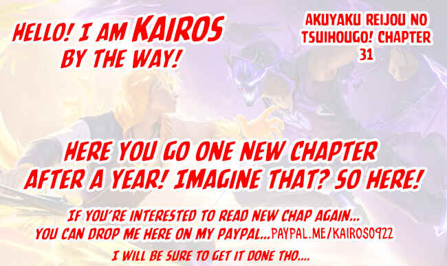 Page 1 Chapter 31 Akuyaku Reijou no Tsuihougo!