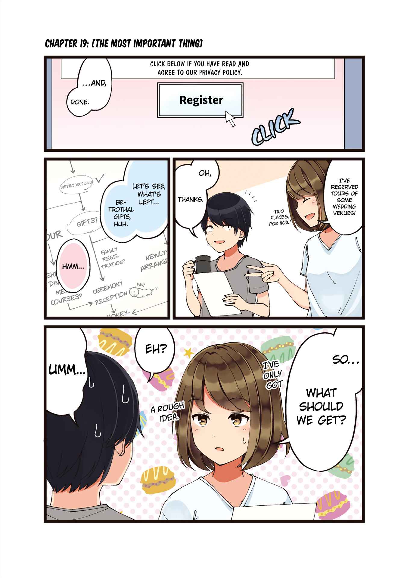 Page 1 Chapter 19 Koi ga Fuufu ni Naru Mae Ni