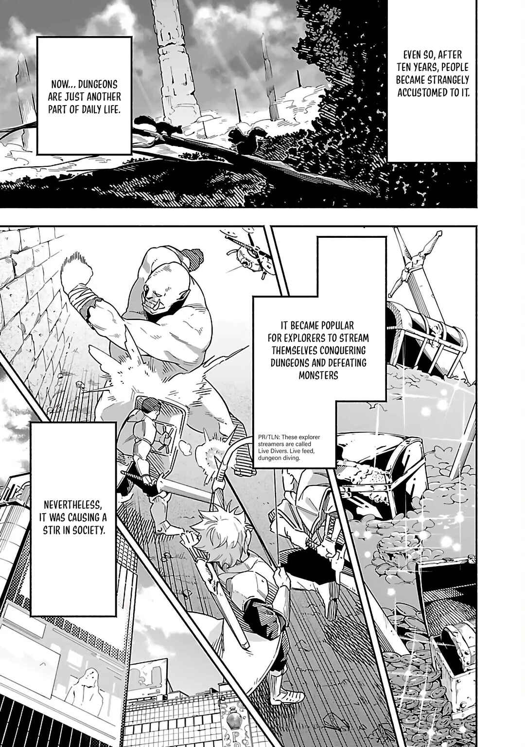 Page 9 Chapter 1 [Dungeon] Hitodasuke shitara, Shiran Toko de Bazutteta Kudan [Jikkyou]