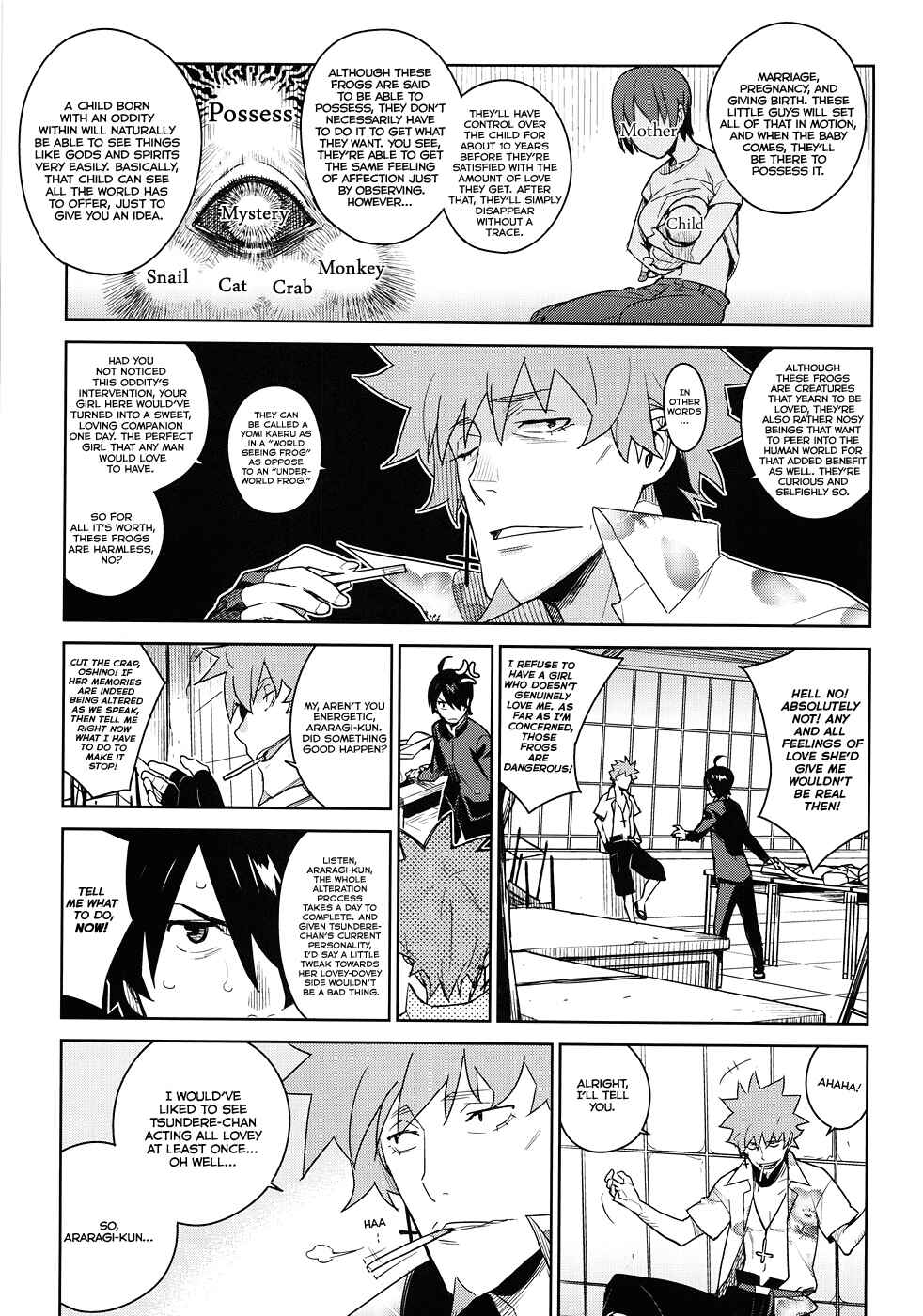 Page 22 Chapter Unknown_c6db Bakemonogatari - Hitagi Frog (Doujinshi)