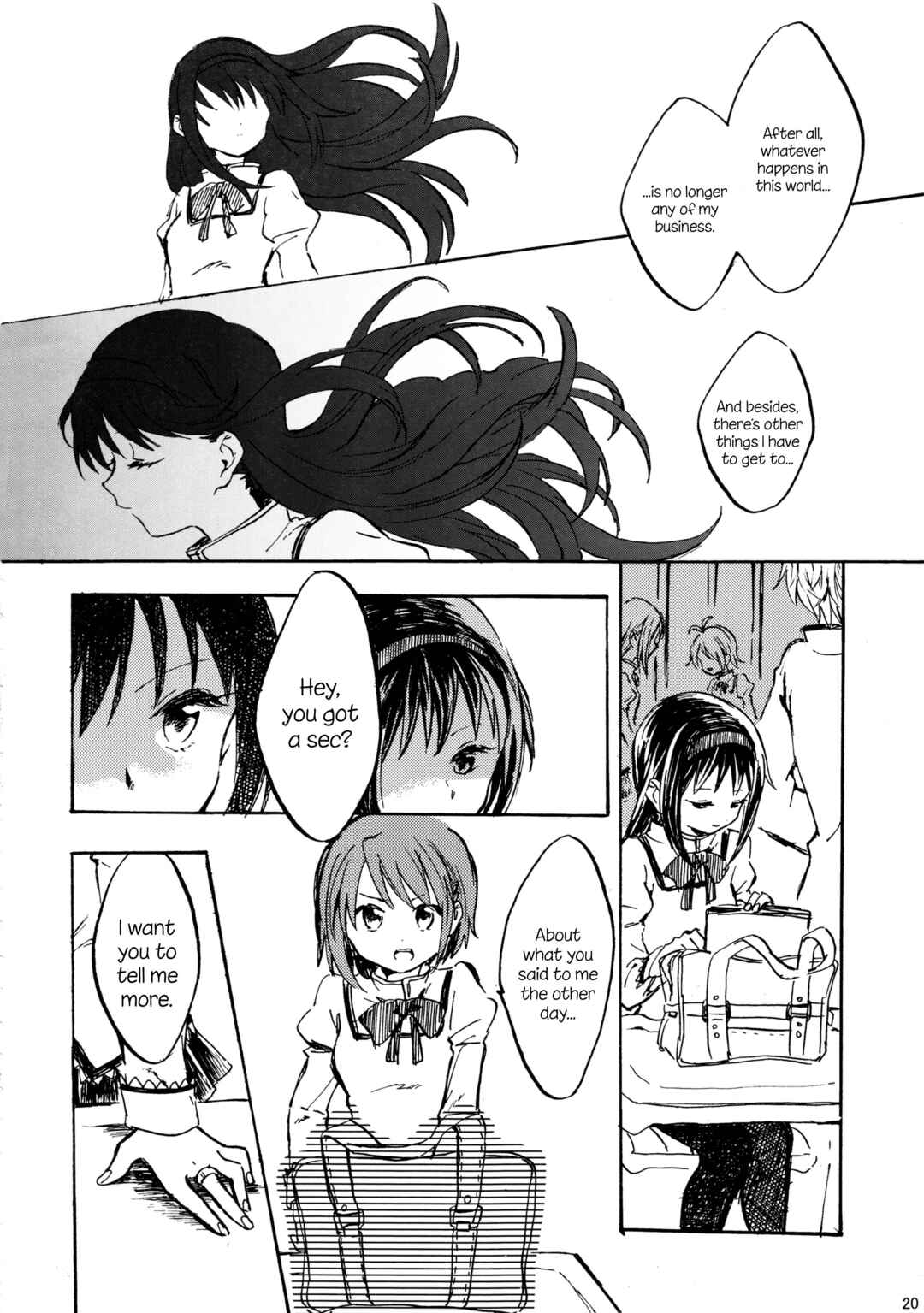 Page 20 Chapter Unknown_d383 Mahou Shoujo Madoka★Magica - Akemi Homura ga Tenkou Shitara Kaname Madoka ga Shindeita Hanashi (Doujinshi)