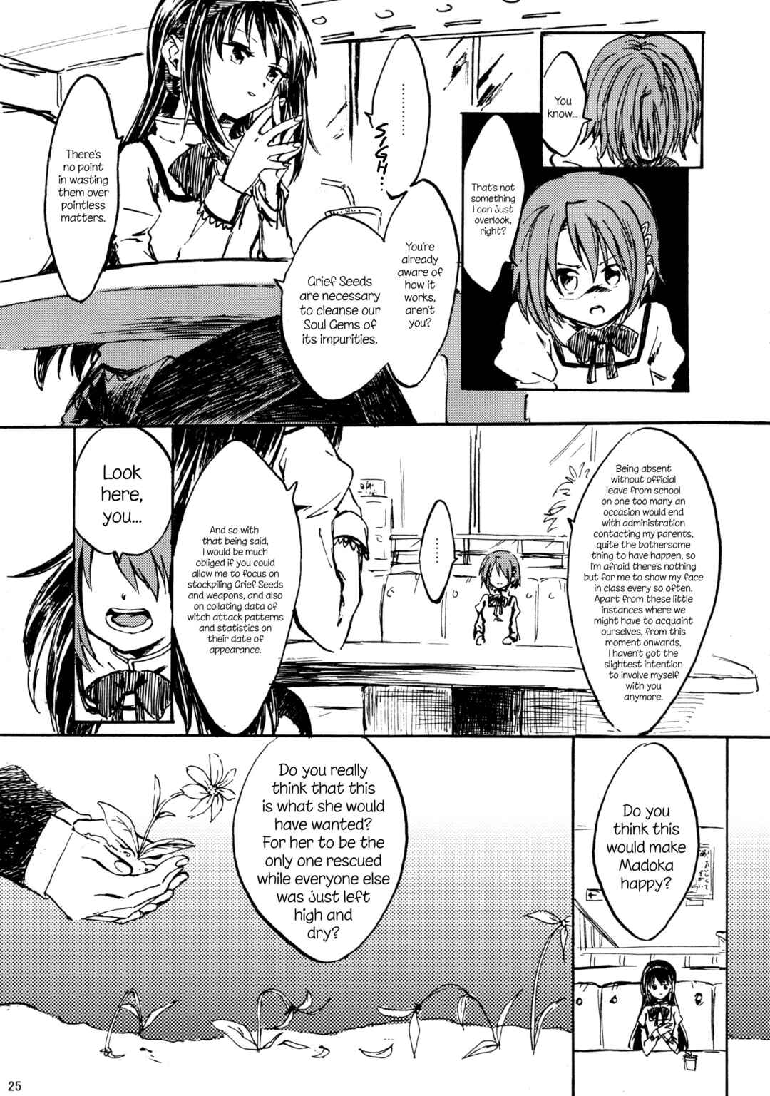 Page 25 Chapter Unknown_d383 Mahou Shoujo Madoka★Magica - Akemi Homura ga Tenkou Shitara Kaname Madoka ga Shindeita Hanashi (Doujinshi)