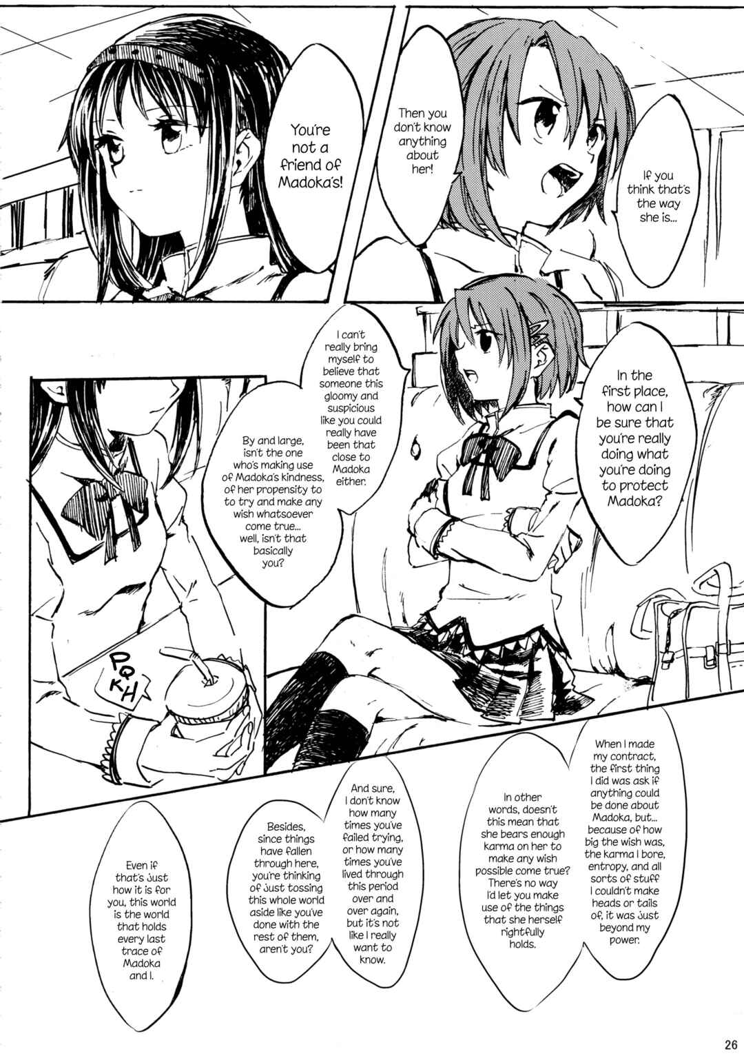 Page 26 Chapter Unknown_d383 Mahou Shoujo Madoka★Magica - Akemi Homura ga Tenkou Shitara Kaname Madoka ga Shindeita Hanashi (Doujinshi)