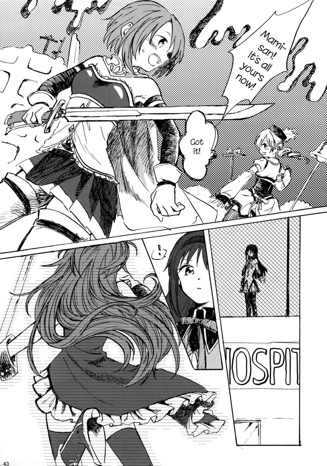 Page 43 Chapter Unknown_d383 Mahou Shoujo Madoka★Magica - Akemi Homura ga Tenkou Shitara Kaname Madoka ga Shindeita Hanashi (Doujinshi)
