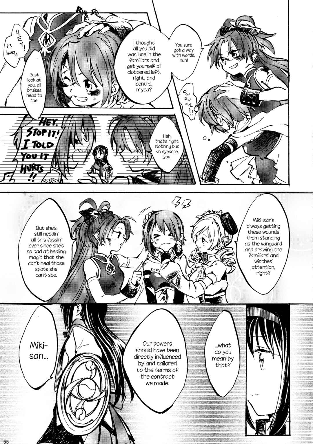 Page 55 Chapter Unknown_d383 Mahou Shoujo Madoka★Magica - Akemi Homura ga Tenkou Shitara Kaname Madoka ga Shindeita Hanashi (Doujinshi)