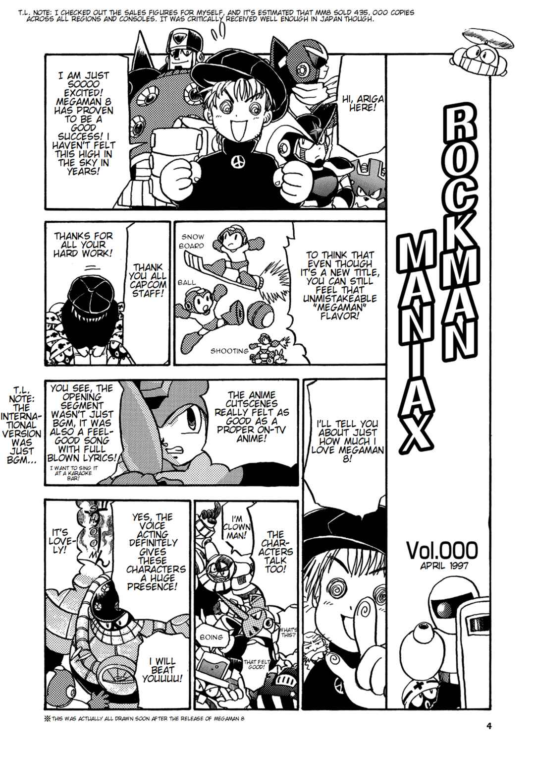 Page 1 Chapter 0 Mega Man Maniax