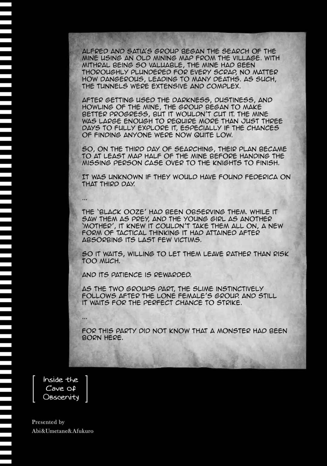 Page 34 Chapter 3 Inside the Tentacle Cave