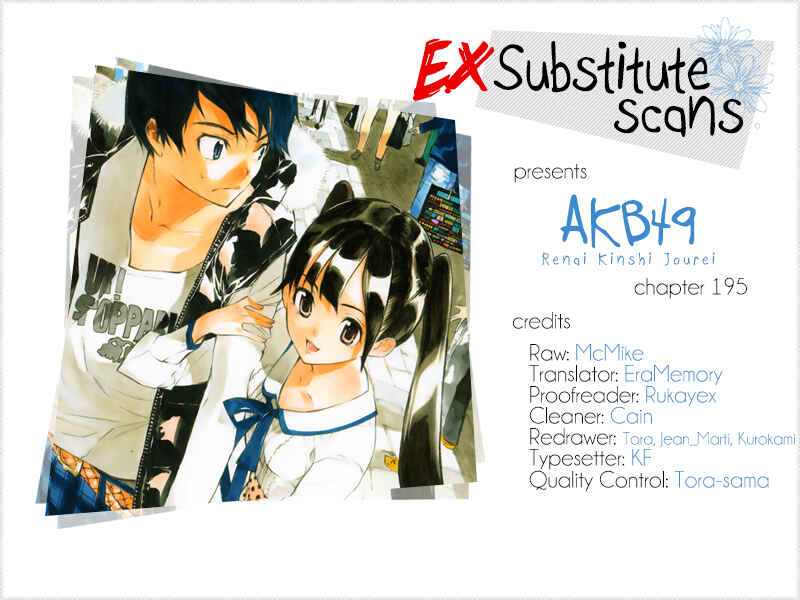 Page 1 Chapter 195 AKB49: Renai Kinshi Jourei