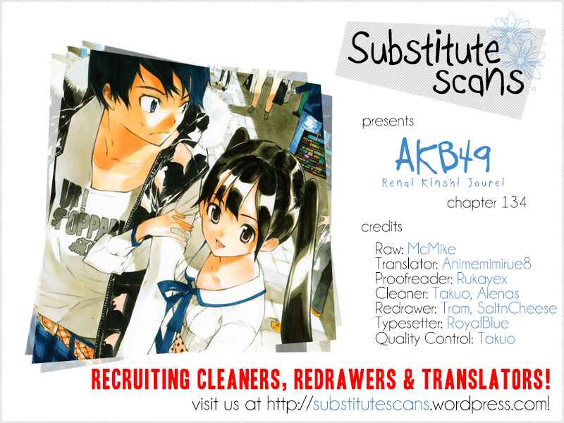 Page 1 Chapter 134 AKB49: Renai Kinshi Jourei