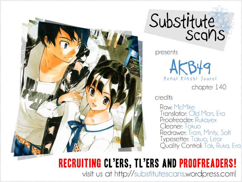 Page 1 Chapter 140 AKB49: Renai Kinshi Jourei
