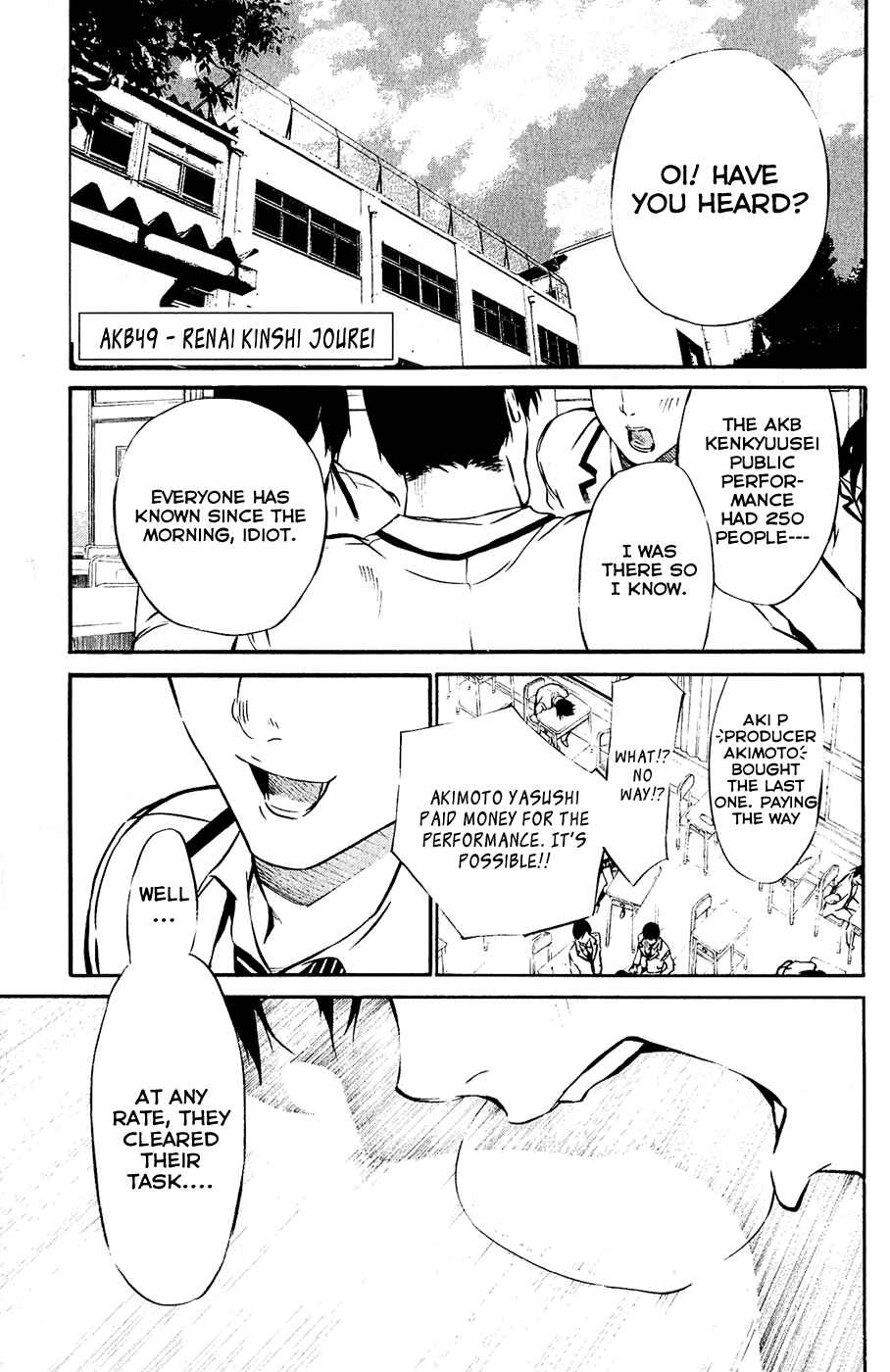 Page 3 Chapter 38 AKB49: Renai Kinshi Jourei