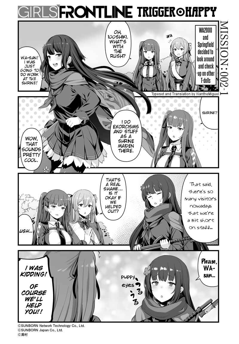 Page 1 Chapter 2 Girls Frontline Trigger Happy