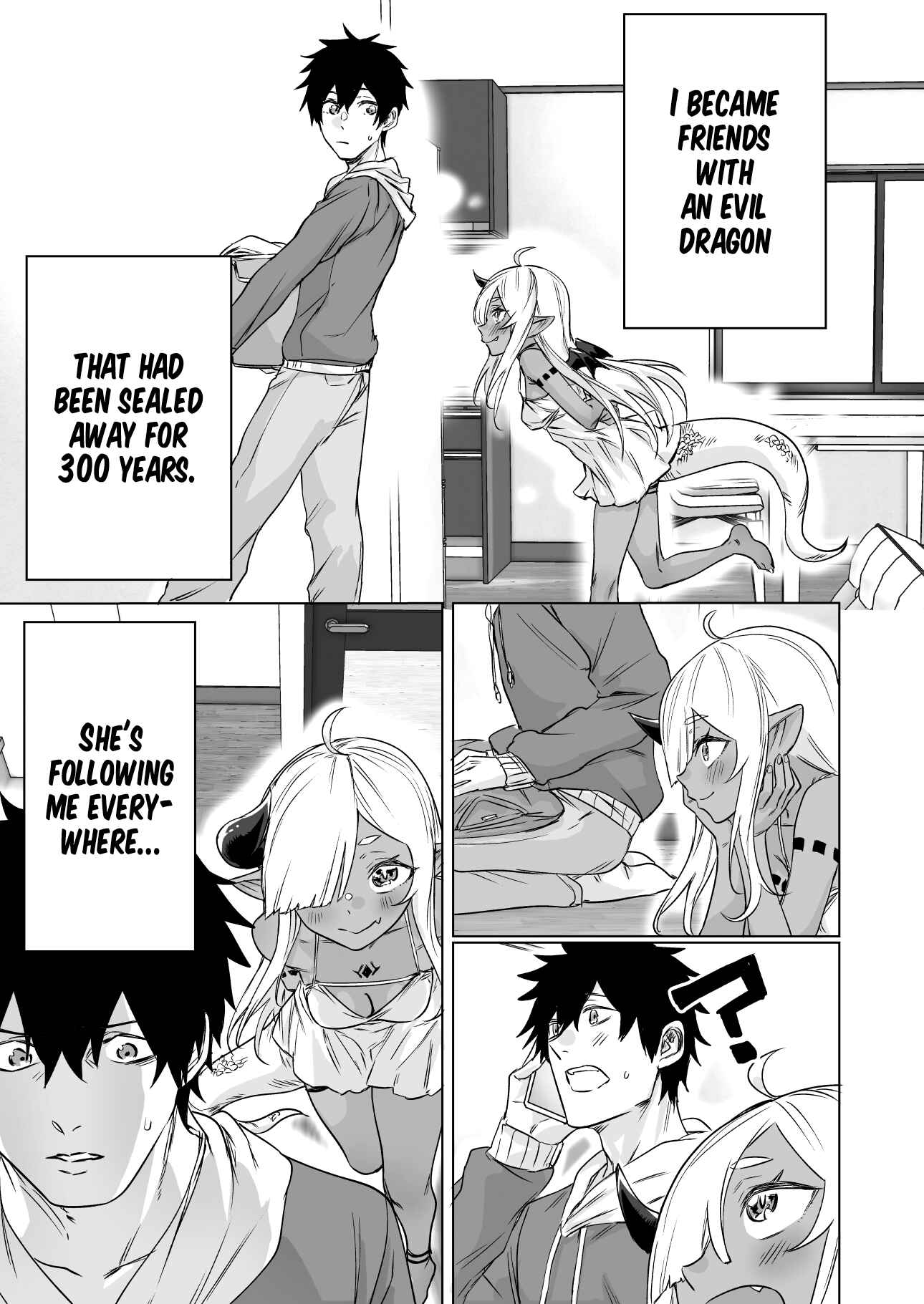 Page 1 Chapter 4 An Evil Dragon That Was Sealed Away for 300 Years Became My Friend (Pre-Serialization)