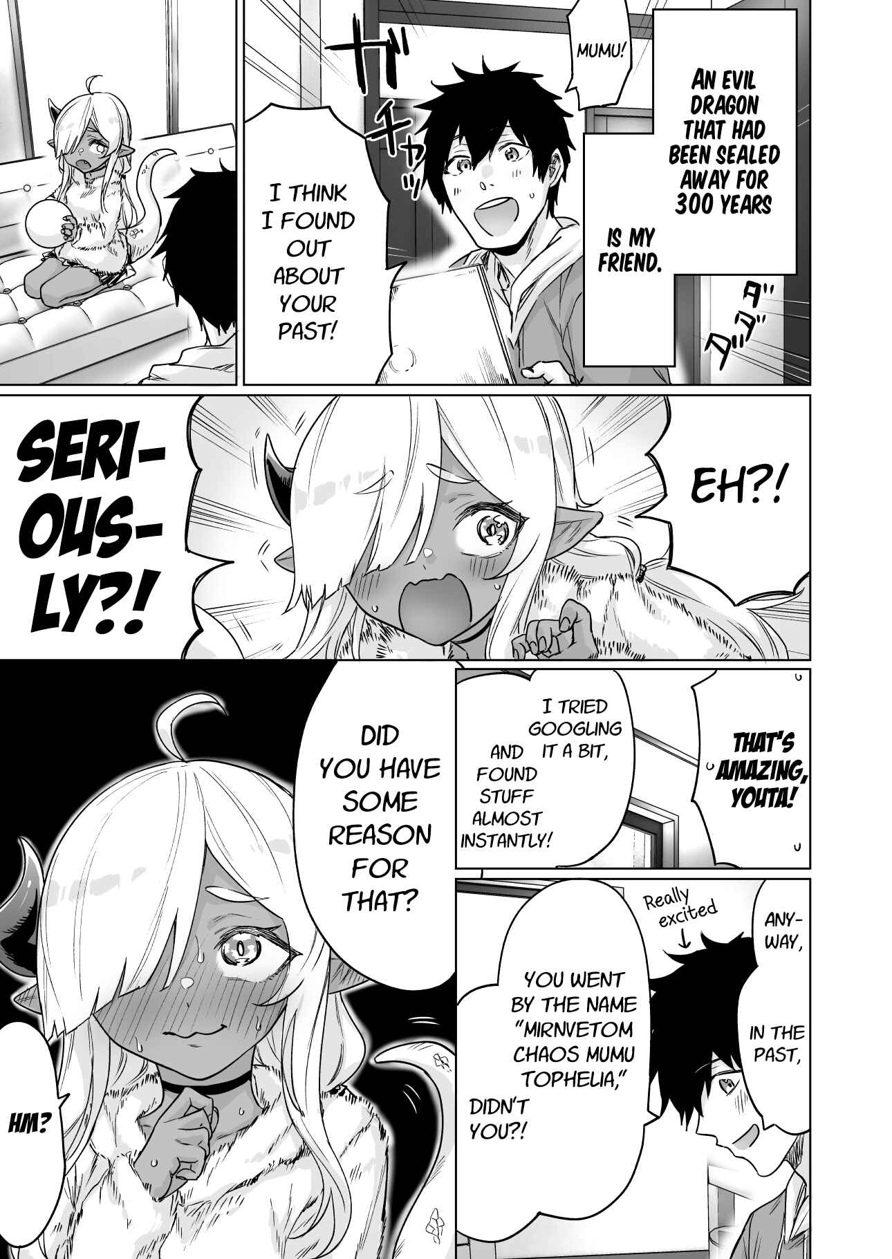 Page 1 Chapter 8 An Evil Dragon That Was Sealed Away for 300 Years Became My Friend (Pre-Serialization)