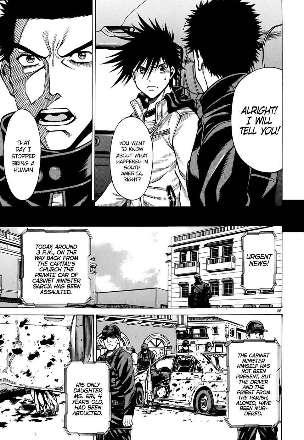 Page 35 Chapter 4 Dance in the Vampire Bund - Sledge Hammer no Tsuioku