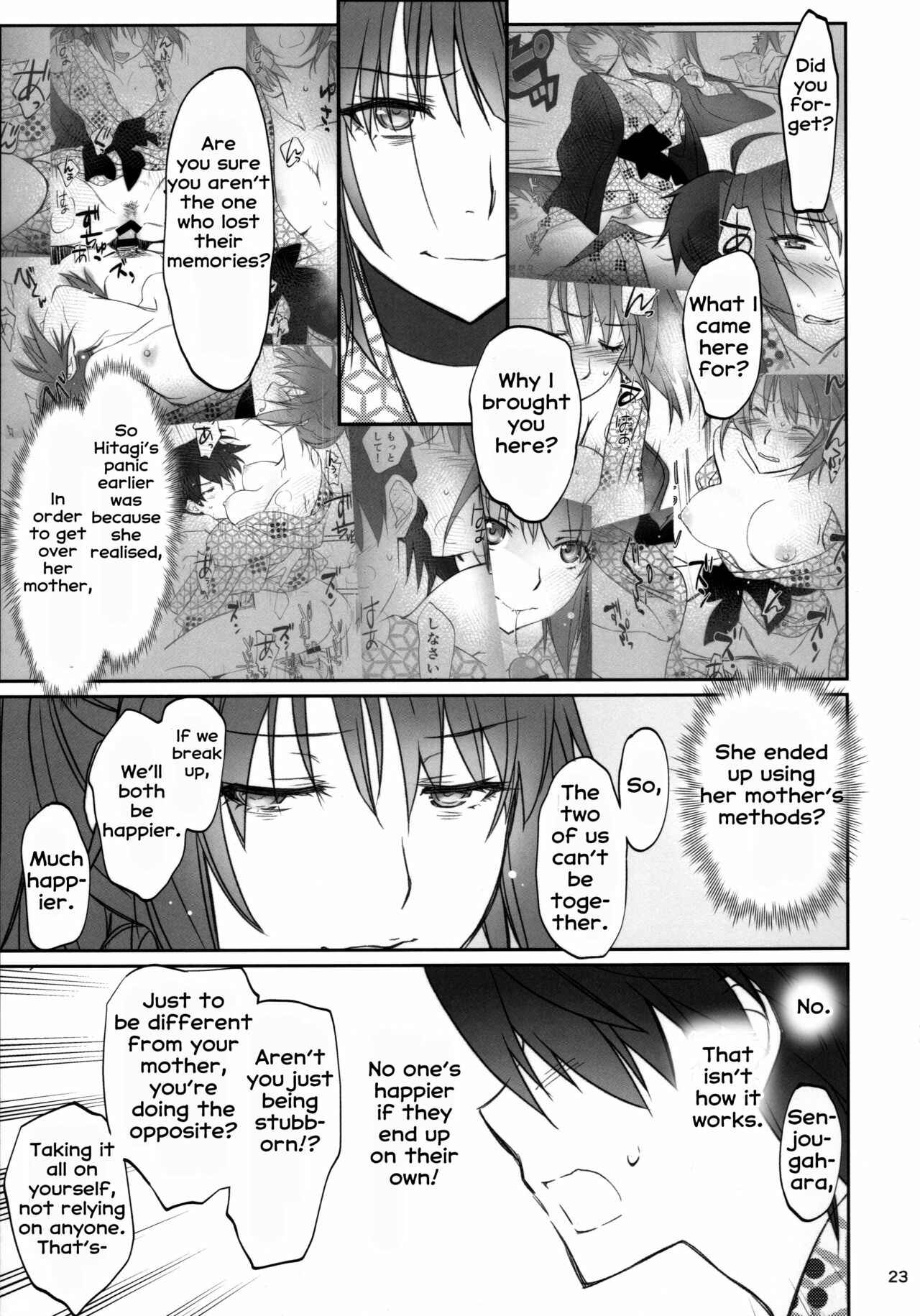 Page 22 Chapter 3 Bakemonogatari - Hitagi Family (Doujinshi)