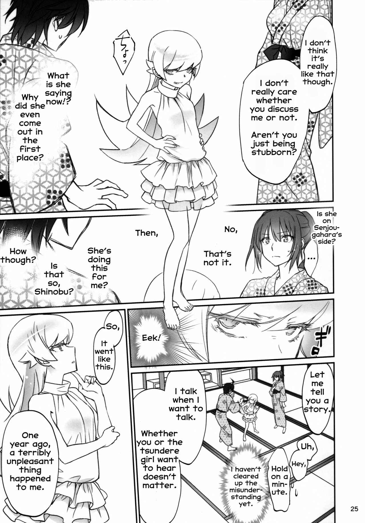 Page 24 Chapter 3 Bakemonogatari - Hitagi Family (Doujinshi)