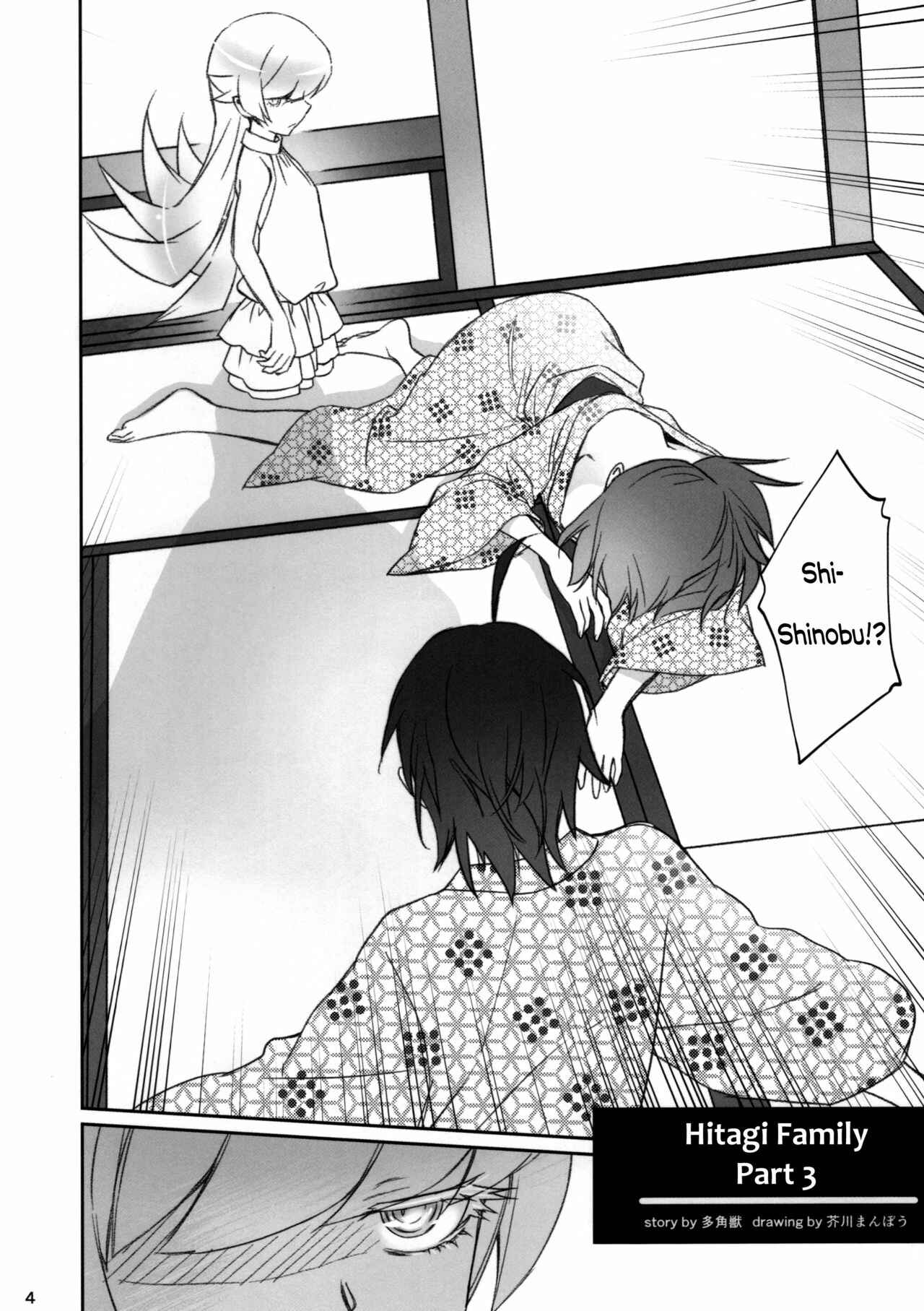 Page 3 Chapter 3 Bakemonogatari - Hitagi Family (Doujinshi)