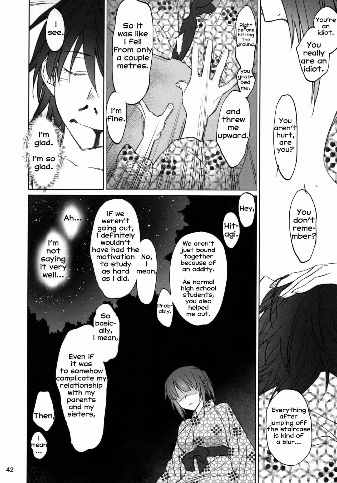 Page 41 Chapter 3 Bakemonogatari - Hitagi Family (Doujinshi)