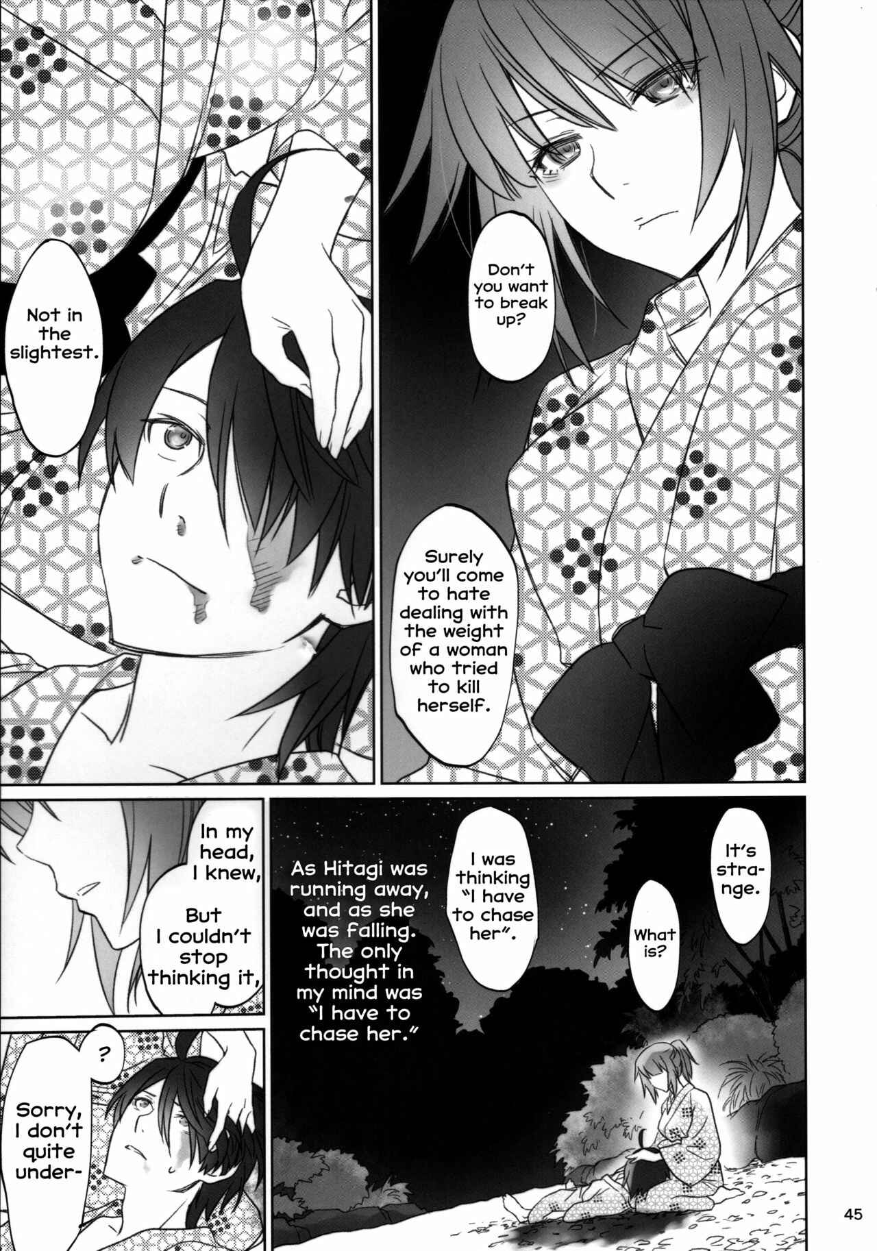 Page 44 Chapter 3 Bakemonogatari - Hitagi Family (Doujinshi)