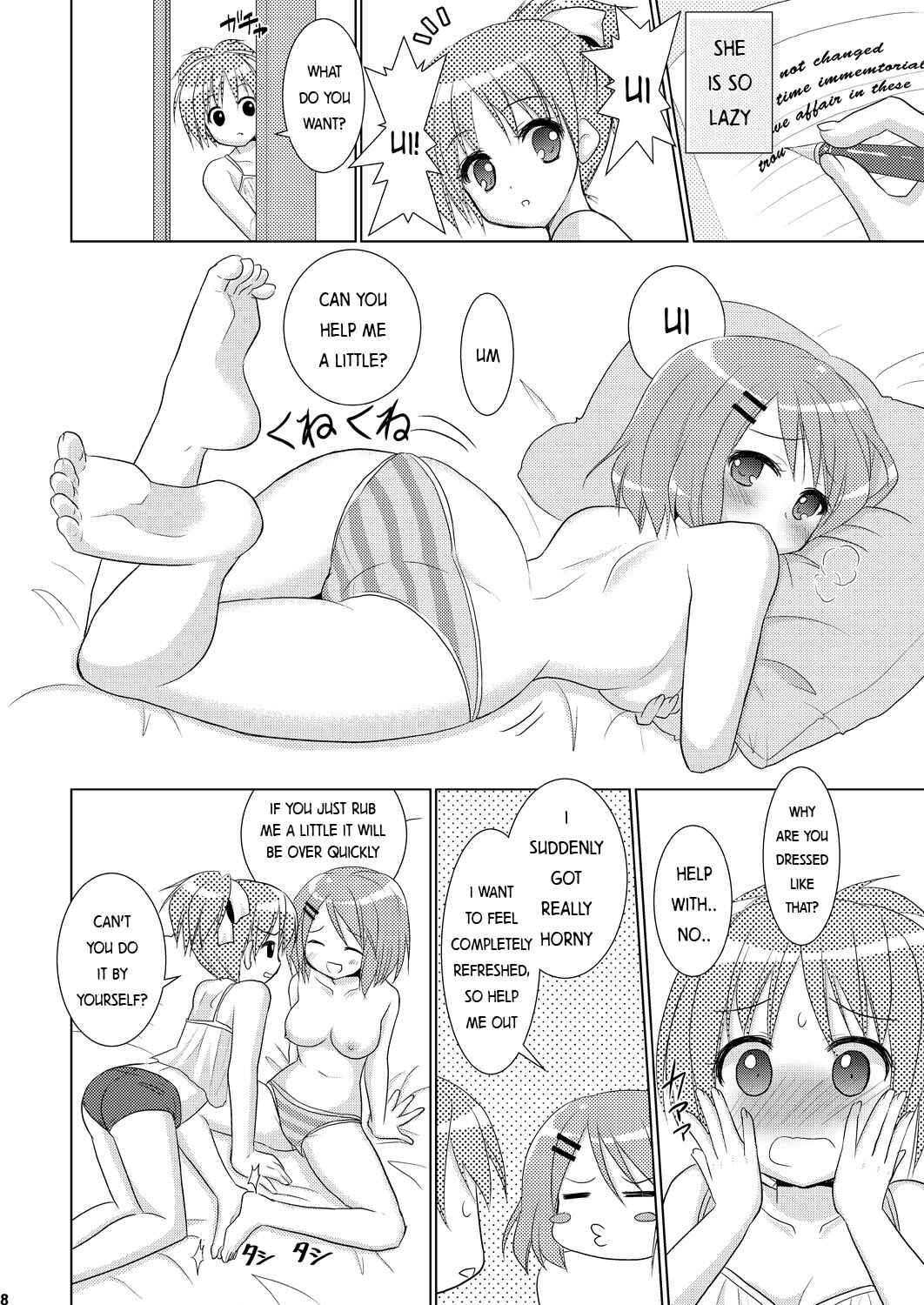 Page 7 Chapter Unknown_9ece K-ON! - Sloth Life (Doujinshi)