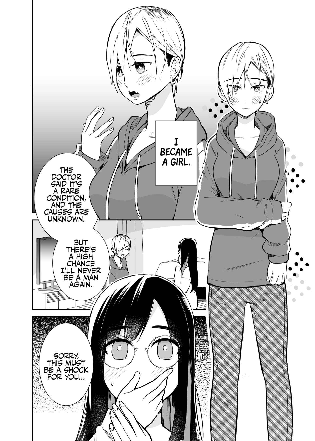 Page 2 Chapter 1 I Became a Girl, so I Had to Break up With My Girlfriend