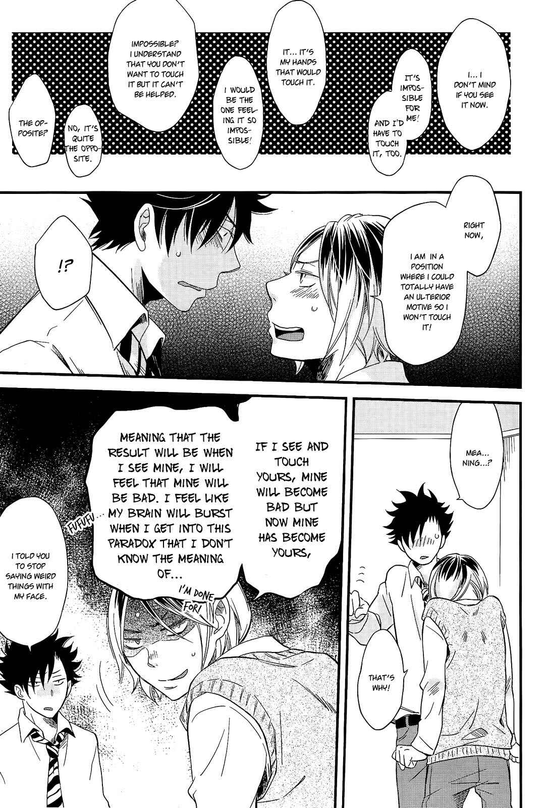 Page 21 Chapter 4.1 Haikyuu!! - Cat Out Of The Bag (Doujinshi)