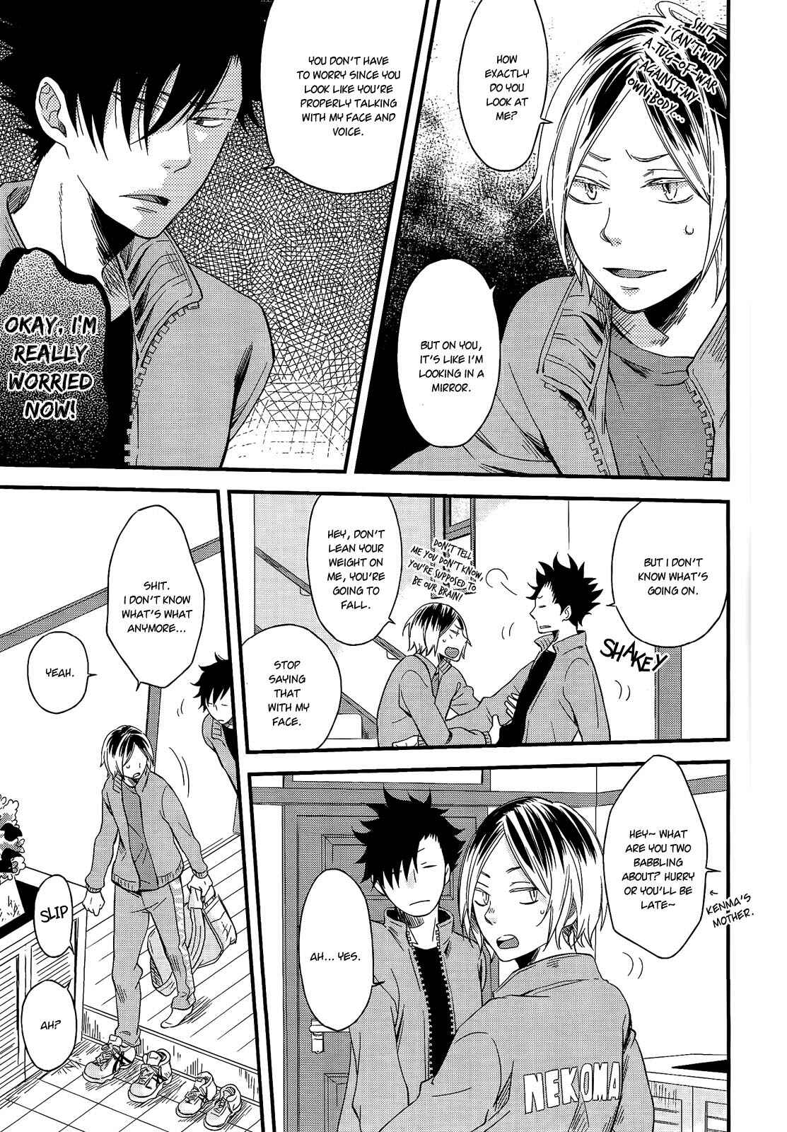 Page 9 Chapter 4.1 Haikyuu!! - Cat Out Of The Bag (Doujinshi)