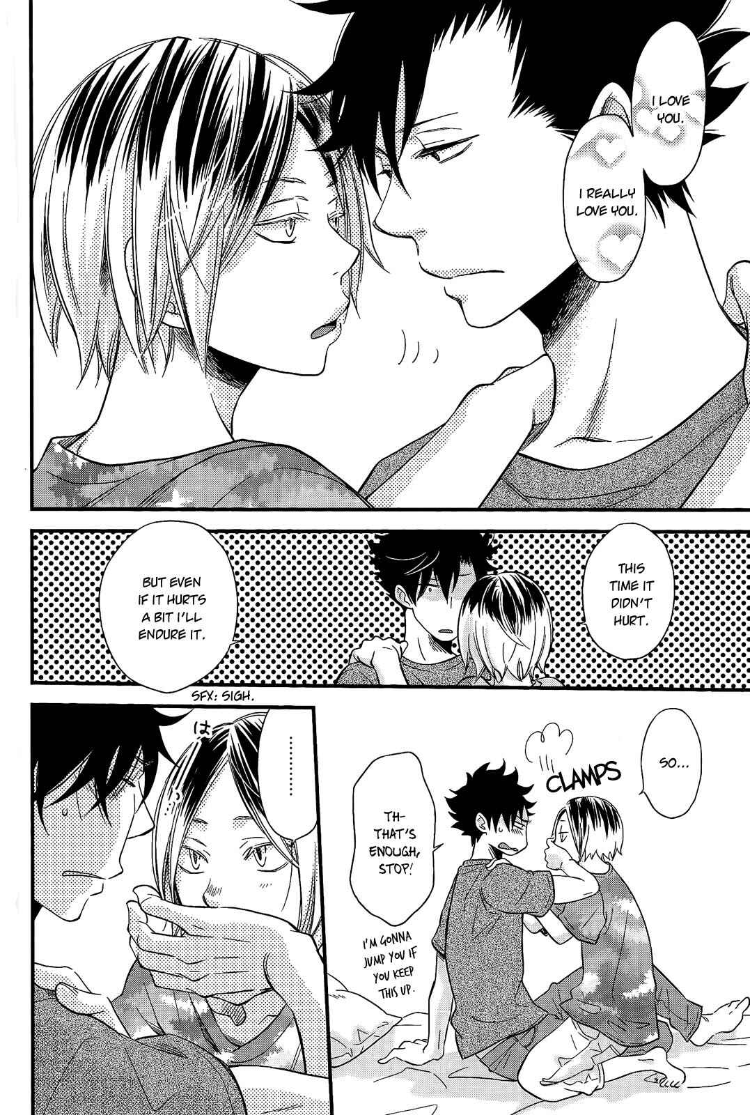 Page 23 Chapter 4.2 Haikyuu!! - Cat Out Of The Bag (Doujinshi)