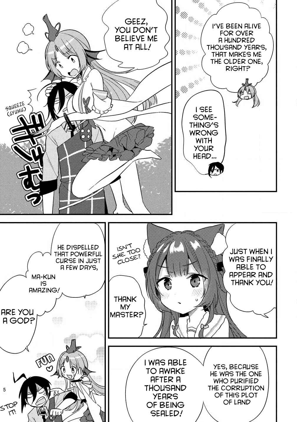 Page 5 Chapter 14 Isekai de Kojiin wo Hiraita kedo, Naze ka Darehitori Sudatou to Shinai Ken