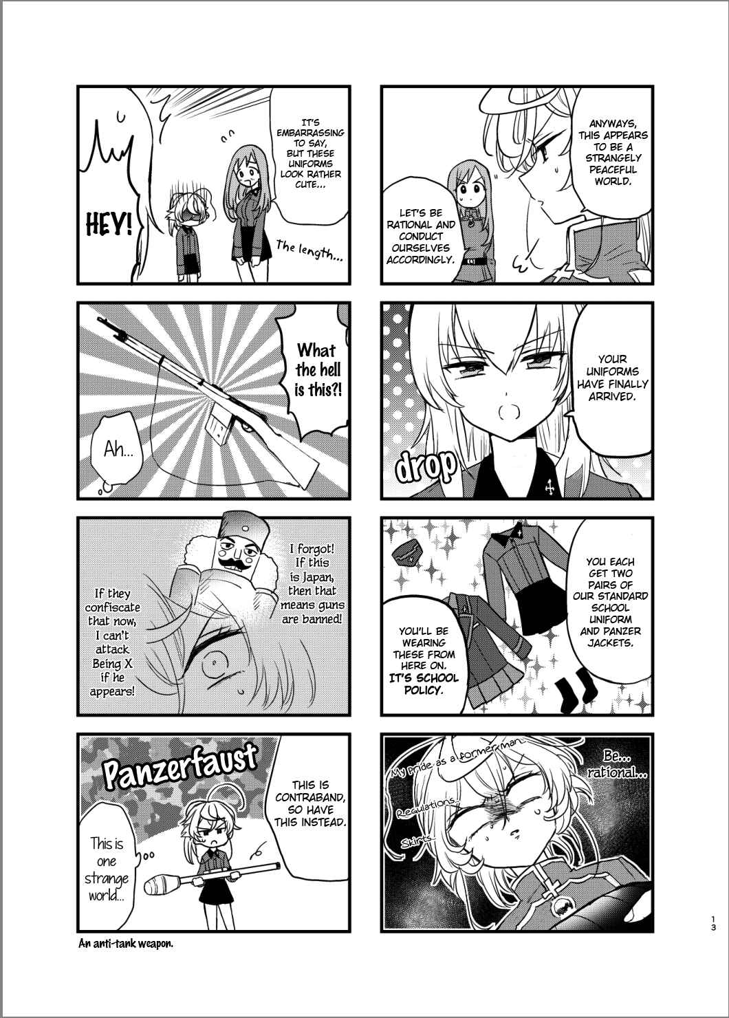 Page 12 Chapter Unknown_6e58 A Little Girl Takes Up Senshado - Youjo Senki x Girls und Panzer (Doujinshi)